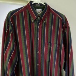 Faconnable multi-colored Men's XL Long-Sleeved Button-Down Shirt
